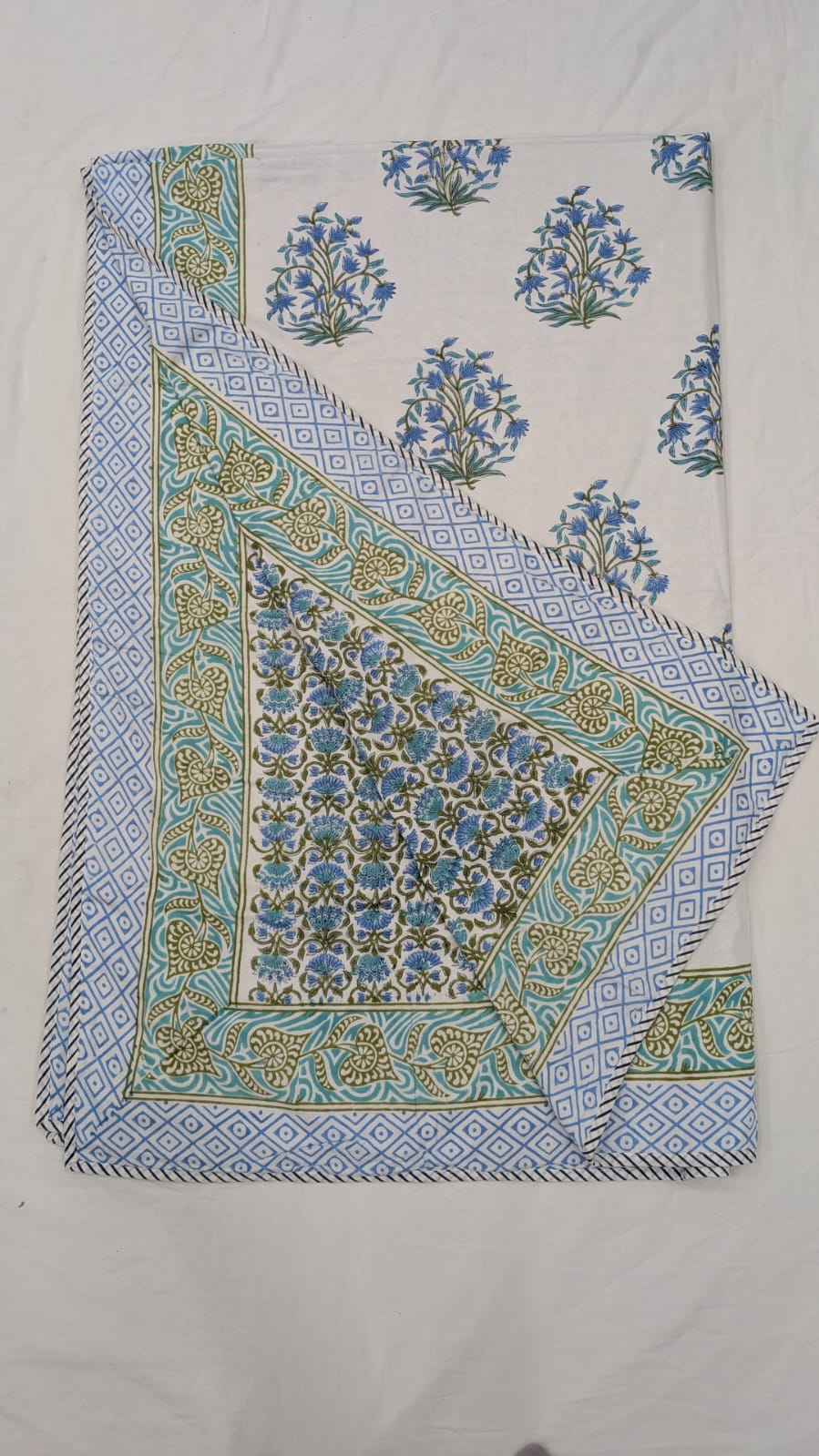 Hand Block Printed Cotton Dohar